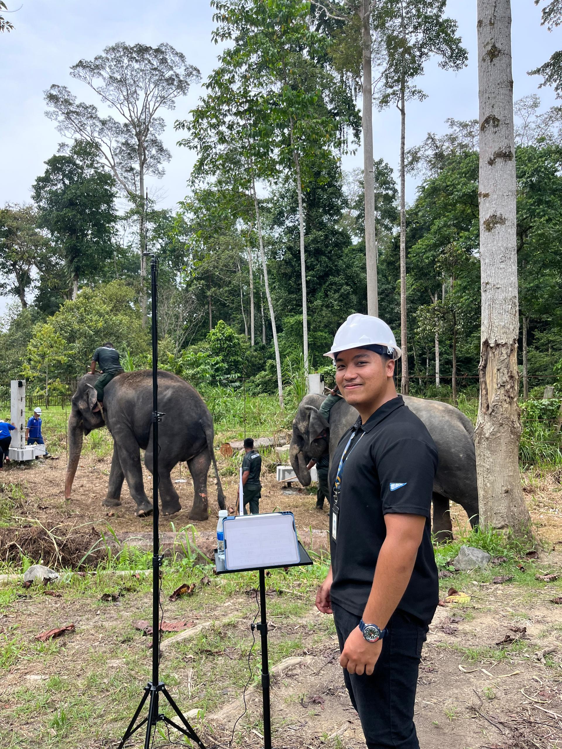 ELEFence system in operation in the field